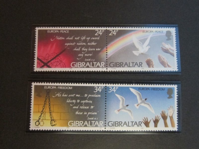 Gibraltar 1995 Sc 677a-79a Bird set MNH
