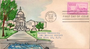 #992 US Capitol Fox FDC
