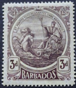 Barbados 1919 Three Pence SG 186a mint