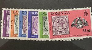 Stamps Dominica Scott #395-401 nh