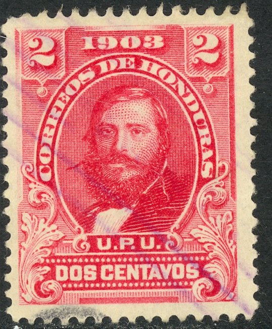 HONDURAS 1903 2c General Santos Guardiola Issue Sc 112 VFU