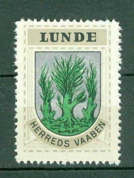 Denmark. 1940/42 Poster Stamp.MNG Coats Of Arms: District: Lunde. Trees,