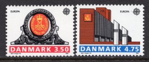 EUROPA CEPT 1990 - Denmark - Post Offices - MNH Set