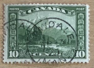 CANADA 1928 10cents  MOUNT HURD SG281 CDS USED
