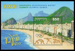 2016 Armenia 965/B75 2016 Olympic Games in Rio de Janeiro