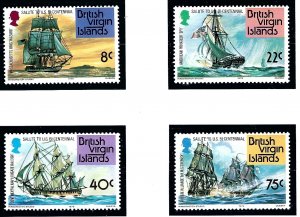 British Virgin Is 309-12 MNH 1976 American Bicentennial    (ap1607)