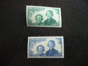 Stamps - New Zealand - Scott# B24-B25 - Mint Never Hinged Set of 2 Stamps