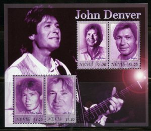 NEVIS JOHN DENVER  SHEET  MINT NEVER HINGED 