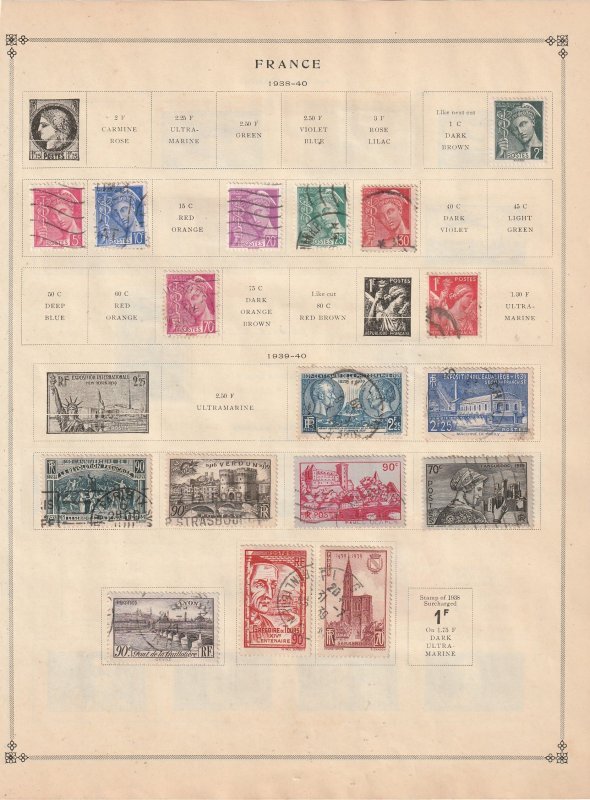 France Collection - 12 Scans, All the stamps are in the scans.