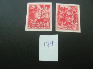 Germany 1945 MNH SC B292-293 IMPERF. SET VF/XF 90 EUROS (134)