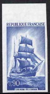 France 1972 French Sailing Ships (Cote d'Emeraude) imperf...