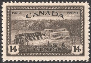 Canada SC#270 14¢ St. Maurice River Hydroelectric Plant (1946) MNH