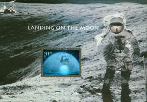 2000 $11.75 Landing on the Moon Souvenir Sheet, Express Scott 3413 Mint F/VF NH