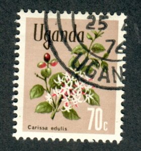 Uganda #123 used Single