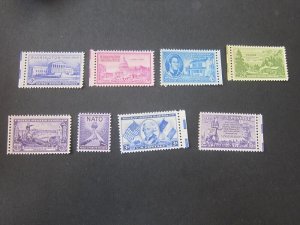 United States 1950 Sc 991-2,996,999,1003,8,10,15 sets(8) MNH