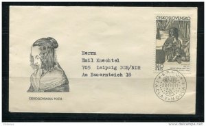 Czechoslovakia 1971 Cover  to Germany First day  Special Cancel Art Lot1