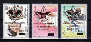 Liberia, L.U.R.D. Government. Scott cat. 788-790 issue. Scout o/p on Royalty..