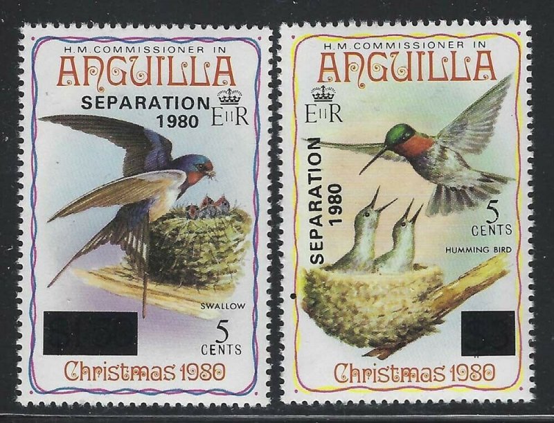 Anguilla 1980 Sc#402/423 SEPARATION 1980 Set (22 values) MNH