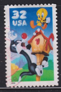 United States 3204a Sylvester & Tweety Bird 1998