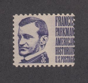 US Sc 1281 MNH. 1965 3c Francis Parkman, MISPERF ERROR