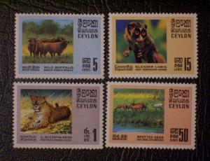 Ceylon Scott #439-442 mnh