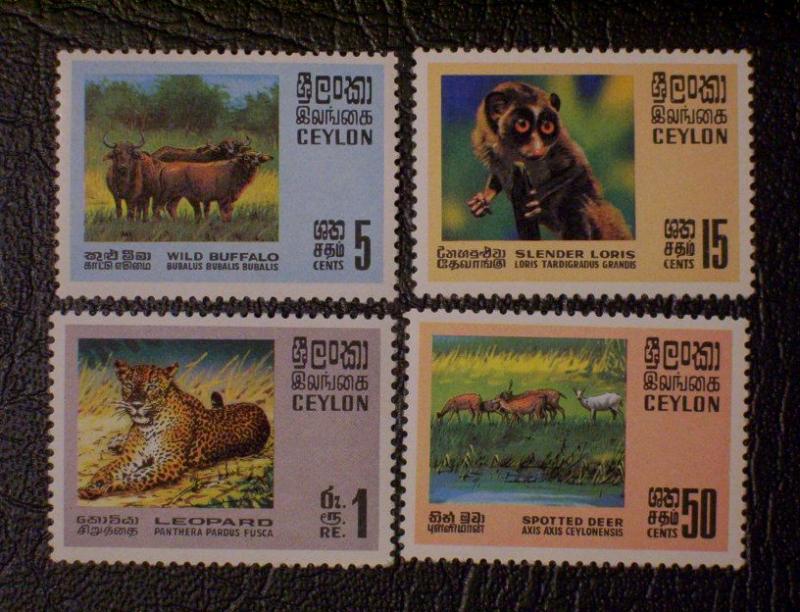 Ceylon Scott #439-442 mnh