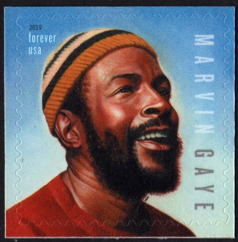 SC#5371 (55¢) Music Icons Series: Marvin Gaye (2019) SA