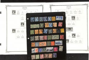 France Stamp Collection on 100 Scott Specialty Pages, 1849-1970 (BB)