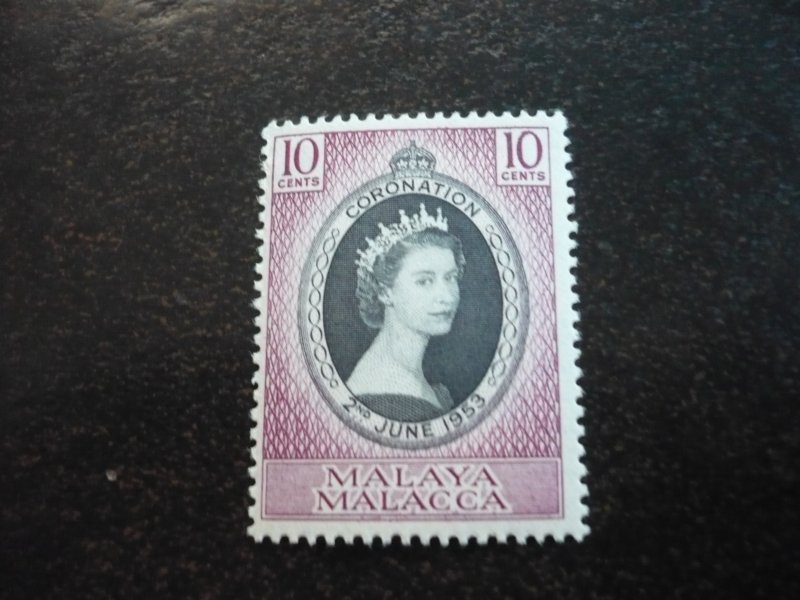 Stamps - Malaya Malacca - Scott# 27 - Mint Hinged Set of 1 Stamp