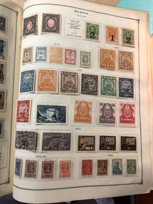 INTERNATIONAL COLLECTION IN SCOTT ALBUM – PORTUGAL TO RUSSIA – 423335