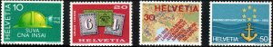 Switzerland  #491-494  Mint NH CV $2.55