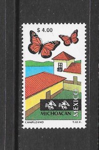 MEXICO #1973 TOURISM- MICHOACAN MNH