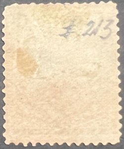 Scott#: 213 - George Washington 2¢ 1887 ABNC used single stamp - Lot G16