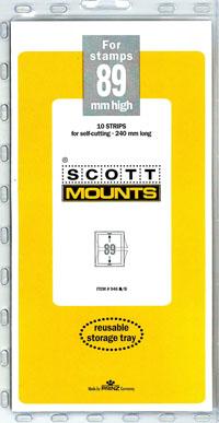 Scott Mounts Black, 89mm STRIP 240mm, (Pgk. 10)(00946B)