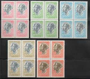 Monaco - Sc# C69 - C72A  MNH - Blocks (4)        /         Lot 0124091