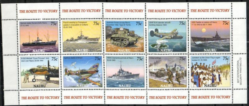 Nauru Stamp 530  - End of World War II, 60th anniversary