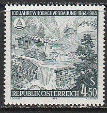 1984 Austria - Sc 1278 - MNH VF - 1 single - Erosion Prevention Systems