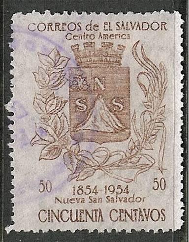 El Salvador Scott 690 Used. Coat of Arms