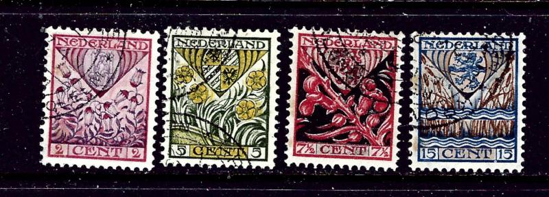 Netherlands B21-24 Used 1927 set