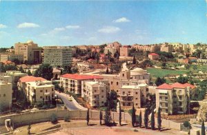 ISRAEL 1960's JERUSALEM NEW CITY VIEW P/C MINT