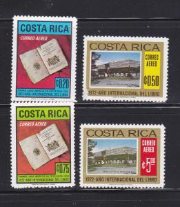 Costa Rica C545-C548 Set MNH International Book Year