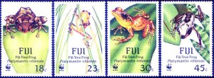 Fauna. 1988 Fiji Frog.