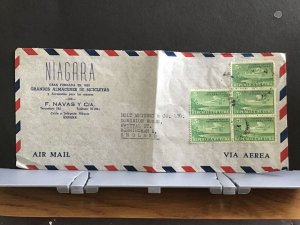 Spanish Colonies  Air Mail to England stamp cover R31854