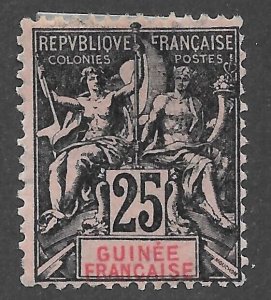 French Guinea (1892) - Scott # 10,  MNG