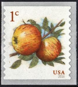 SC#5037 1¢ Apples Coil Single (2016) SA