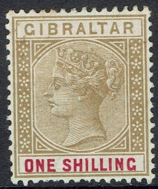 GIBRALTAR 1898 QV 1/-