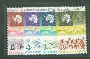 British Antarctic Territory #39-42  Single (Complete Set)