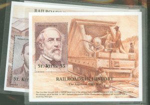 St. Kitts #480-483  Souvenir Sheet