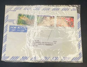 CM) 2003. URUGUAY. CAIMAN LA TIROSTRI. FLORAL PLANTS. COVER MAILED. XF