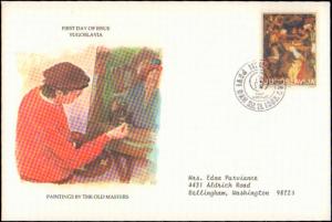 Yugoslavia, First Day Cover, Art